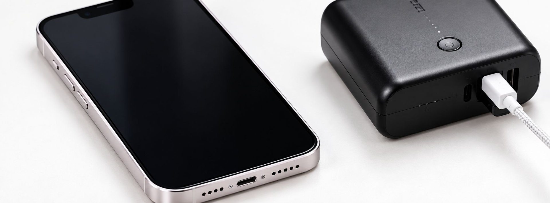 iPhoneとモバイルバッテリー